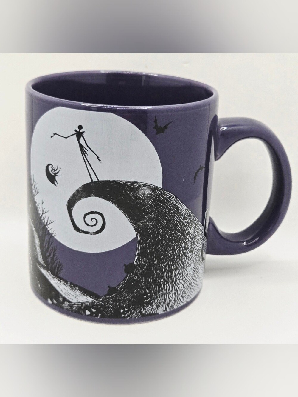 Disney Nightmare Before Christmas Jack Skellington Purple 20oz Mug Rare New